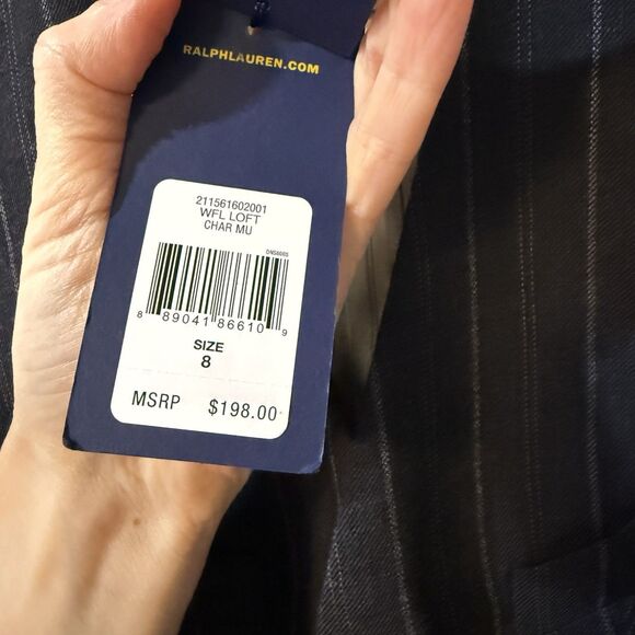 Polo Ralph Lauren Womens Wool Blend Glen Plaid Vest Size 8 Lined NWT - Picture 9 of 10